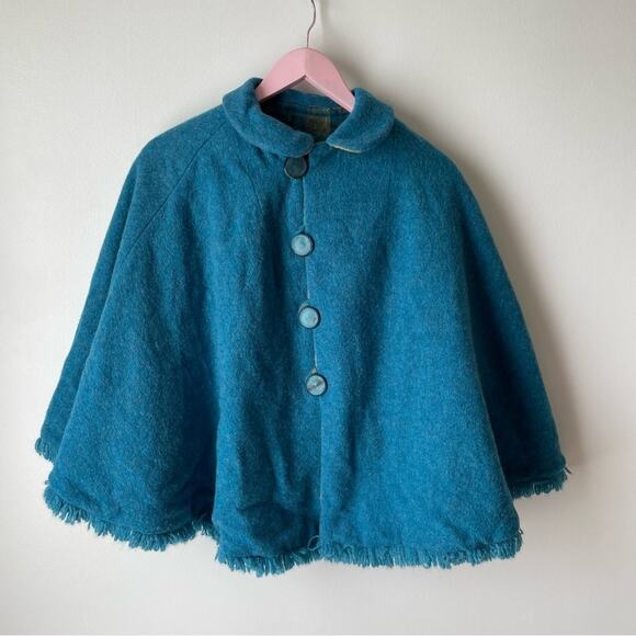 Vintage Reversible Poncho - Picture 3 of 7